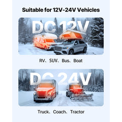 Diesel Air Heater Diesel Parking Heater 8 kW DC 12-24 V Digital Display
