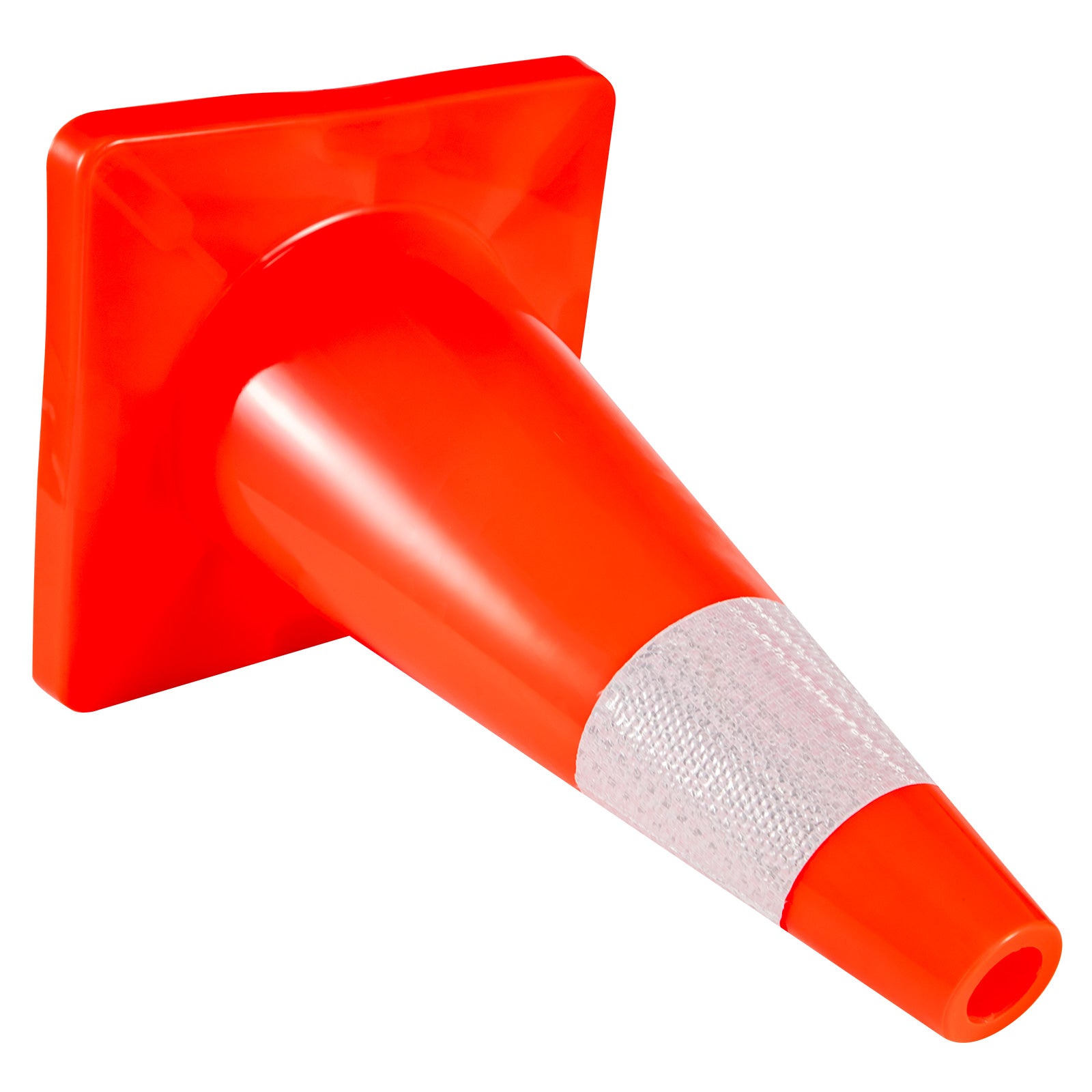 12Pack 18" Traffic Cones, Safety Road Parking Cones PVC Base,Traffic Cone with Reflective Collars, Hazard Construction Cones for Home Traffic Parking