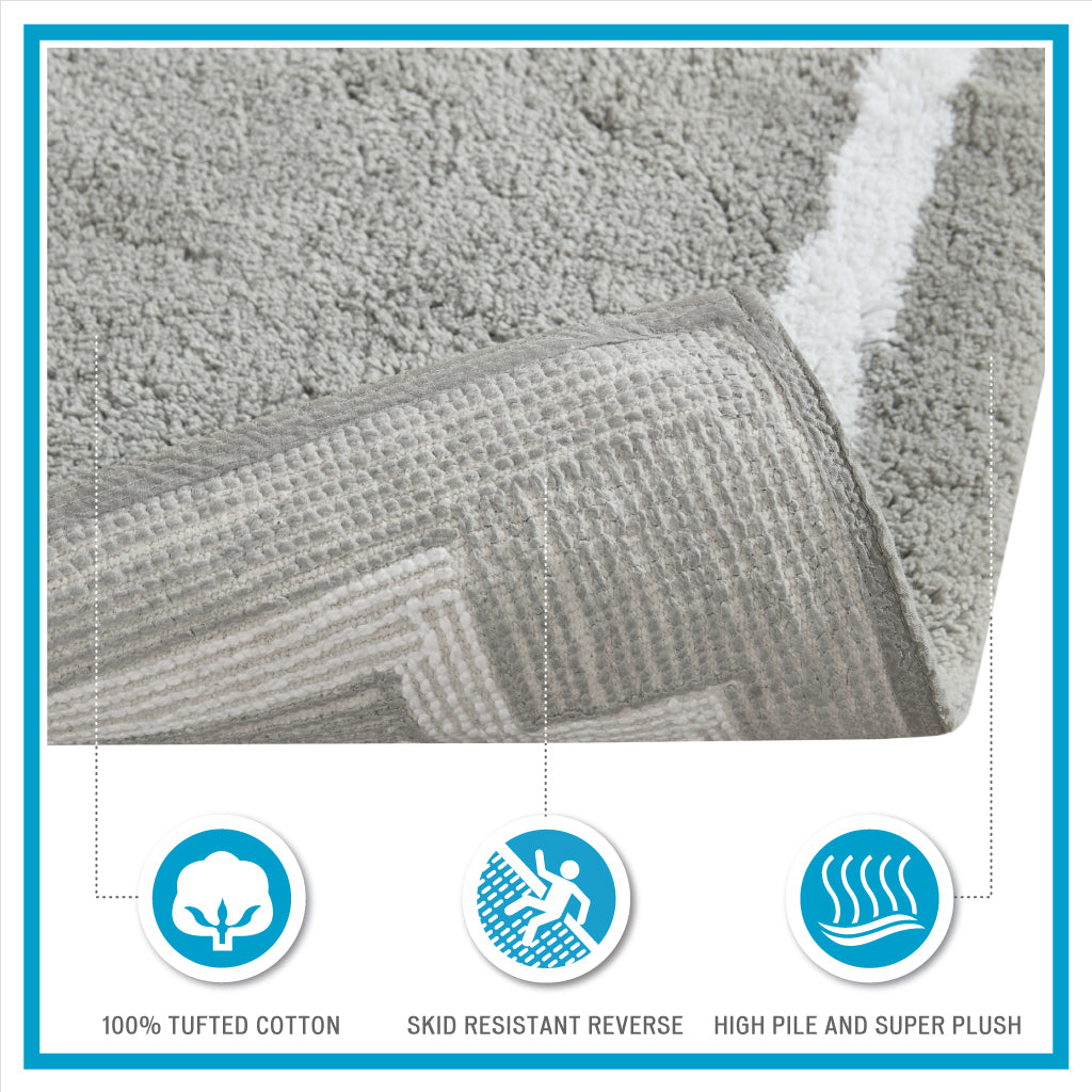 Cotton Tufted Bath Rug 20x30