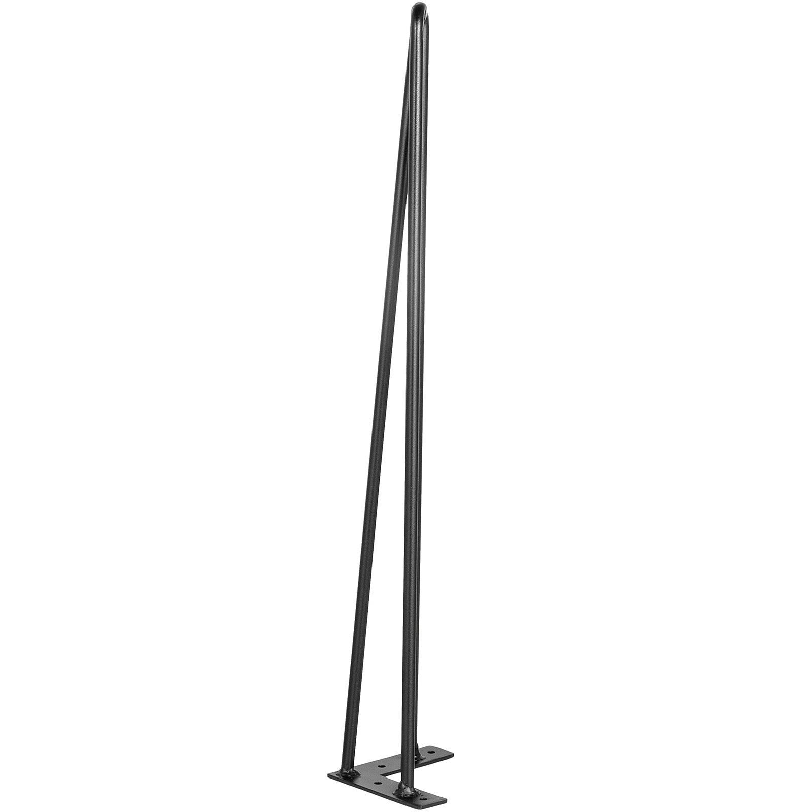 Hairpin Table Legs 20" Black Set of 4 Desk Legs 880lbs Load Capacity (Each 220lbs) Hairpin Desk Legs 3 Rods for Bench Desk Dining End Table Chairs Carbon Steel DIY Heavy Duty Furniture Legs