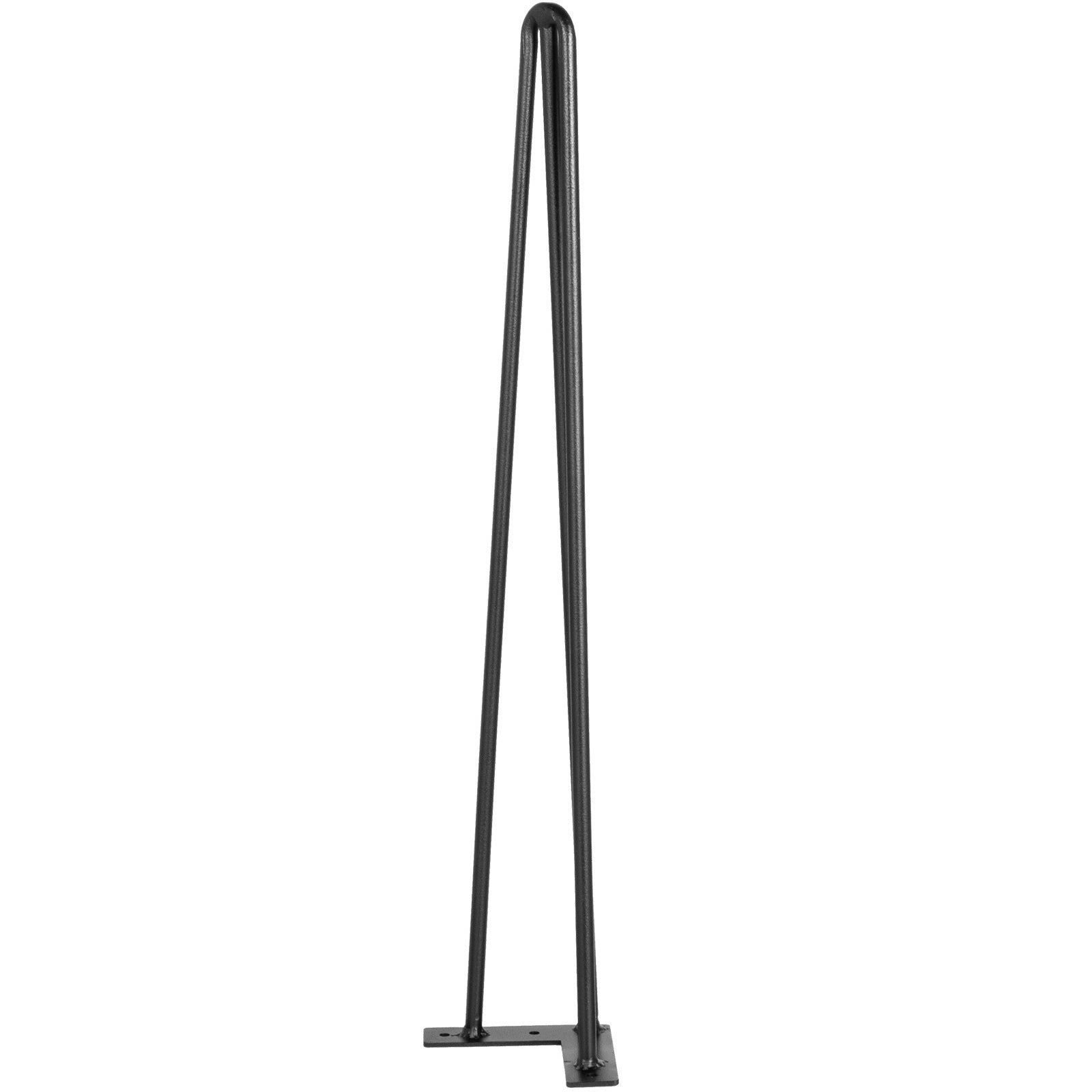 Hairpin Table Legs 20" Black Set of 4 Desk Legs 880lbs Load Capacity (Each 220lbs) Hairpin Desk Legs 3 Rods for Bench Desk Dining End Table Chairs Carbon Steel DIY Heavy Duty Furniture Legs