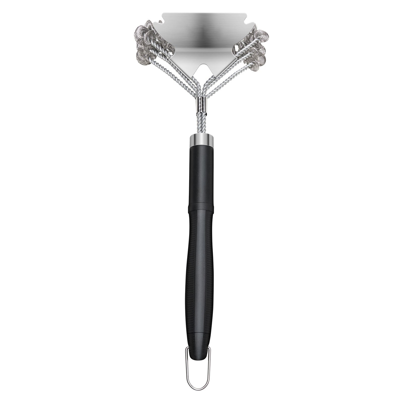 BBQ Grill Brush and Scraper Stainless Steel Bristle Free Grill Cleaner 17 in