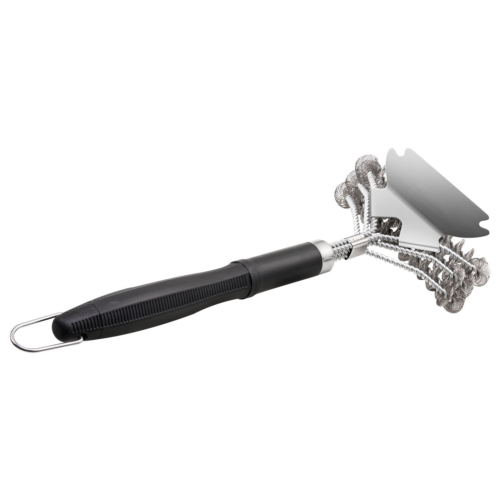 BBQ Grill Brush and Scraper Stainless Steel Bristle Free Grill Cleaner 17 in