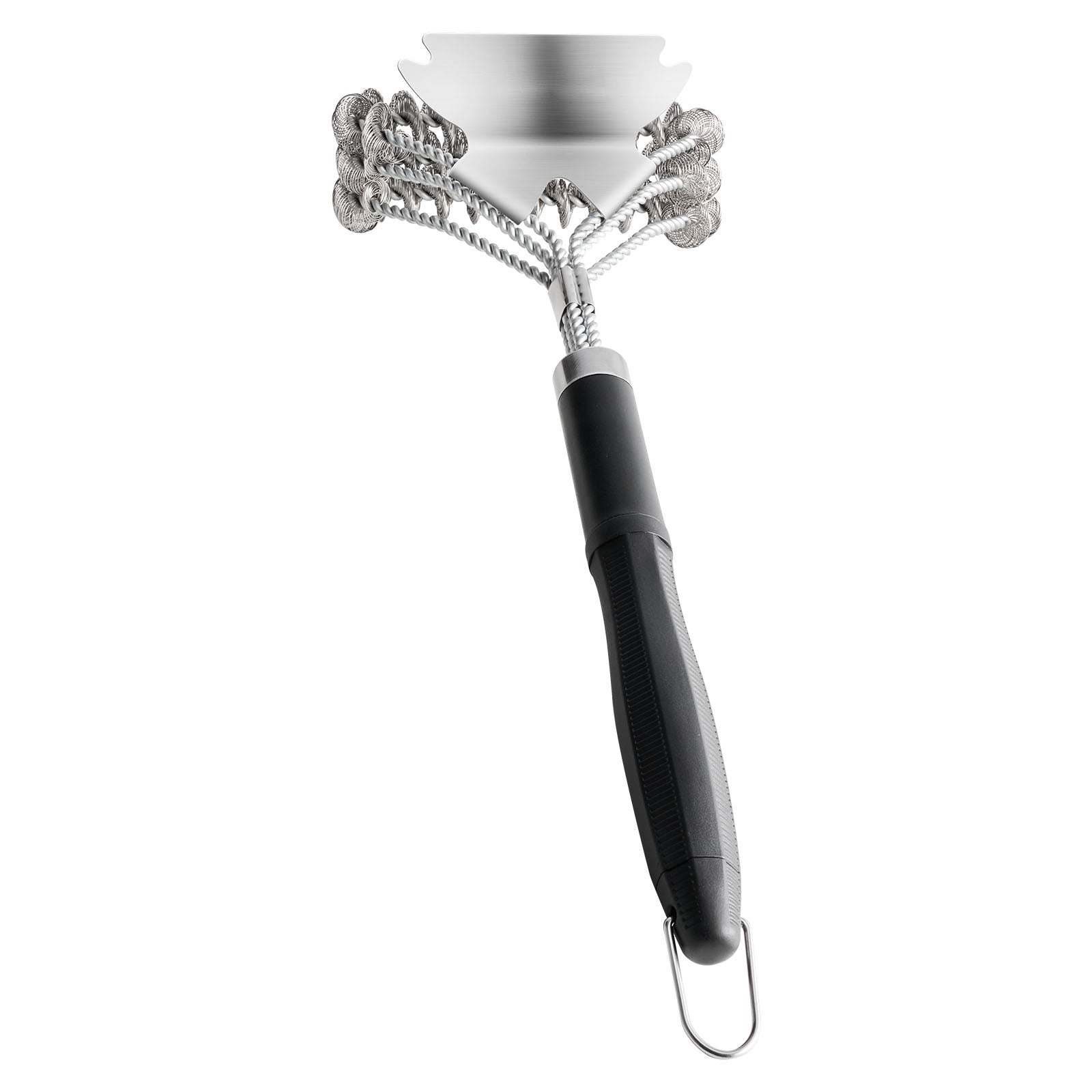 BBQ Grill Brush and Scraper Stainless Steel Bristle Free Grill Cleaner 17 in