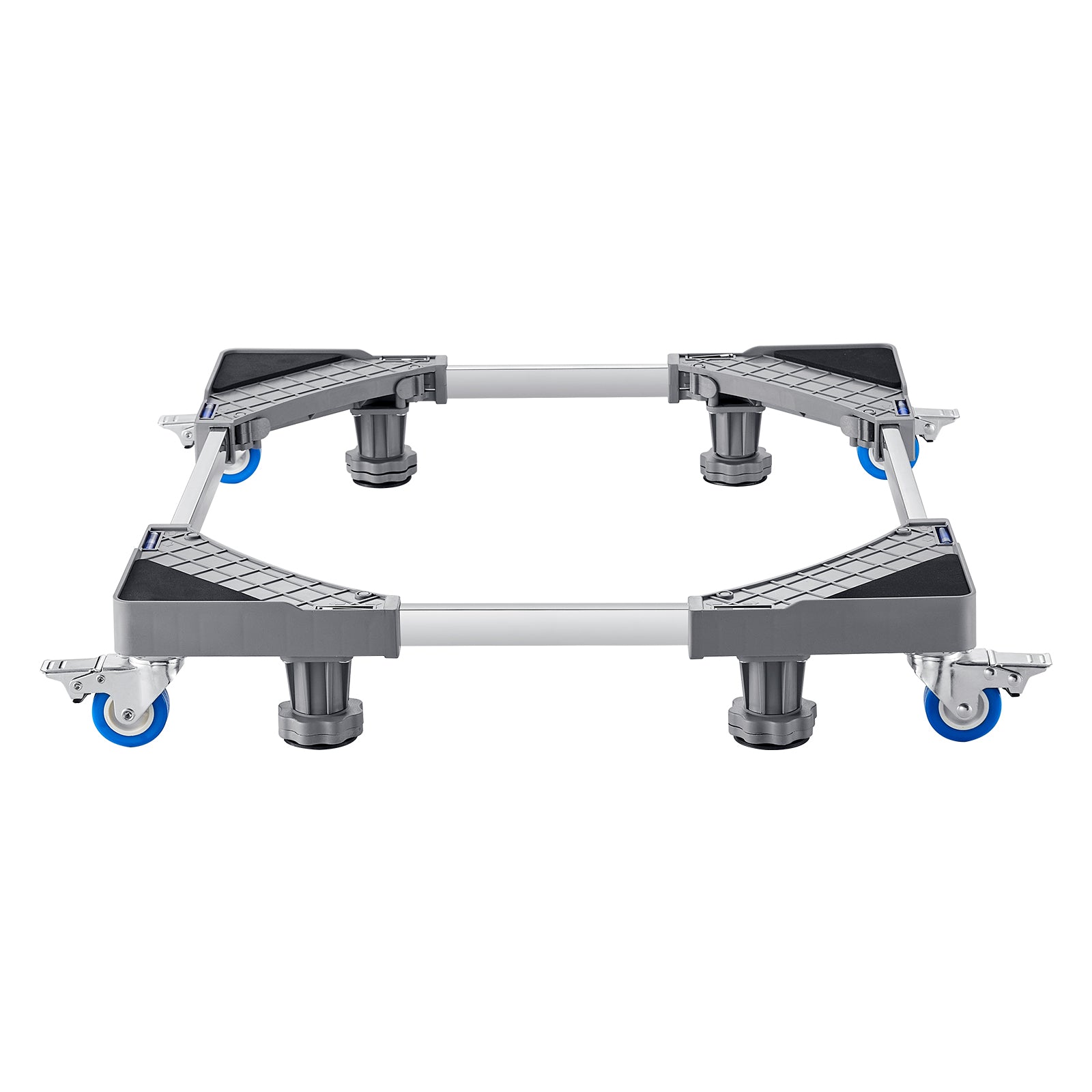 Mini Fridge Stand, 400 lbs Load, 4 Strong Feet, 4 Locking Swivel Wheels, Washer and Dryer Pedestal, Multi-Functional Adjustable Base for Washing Machine, and Refrigerator, Universal Mobile Base