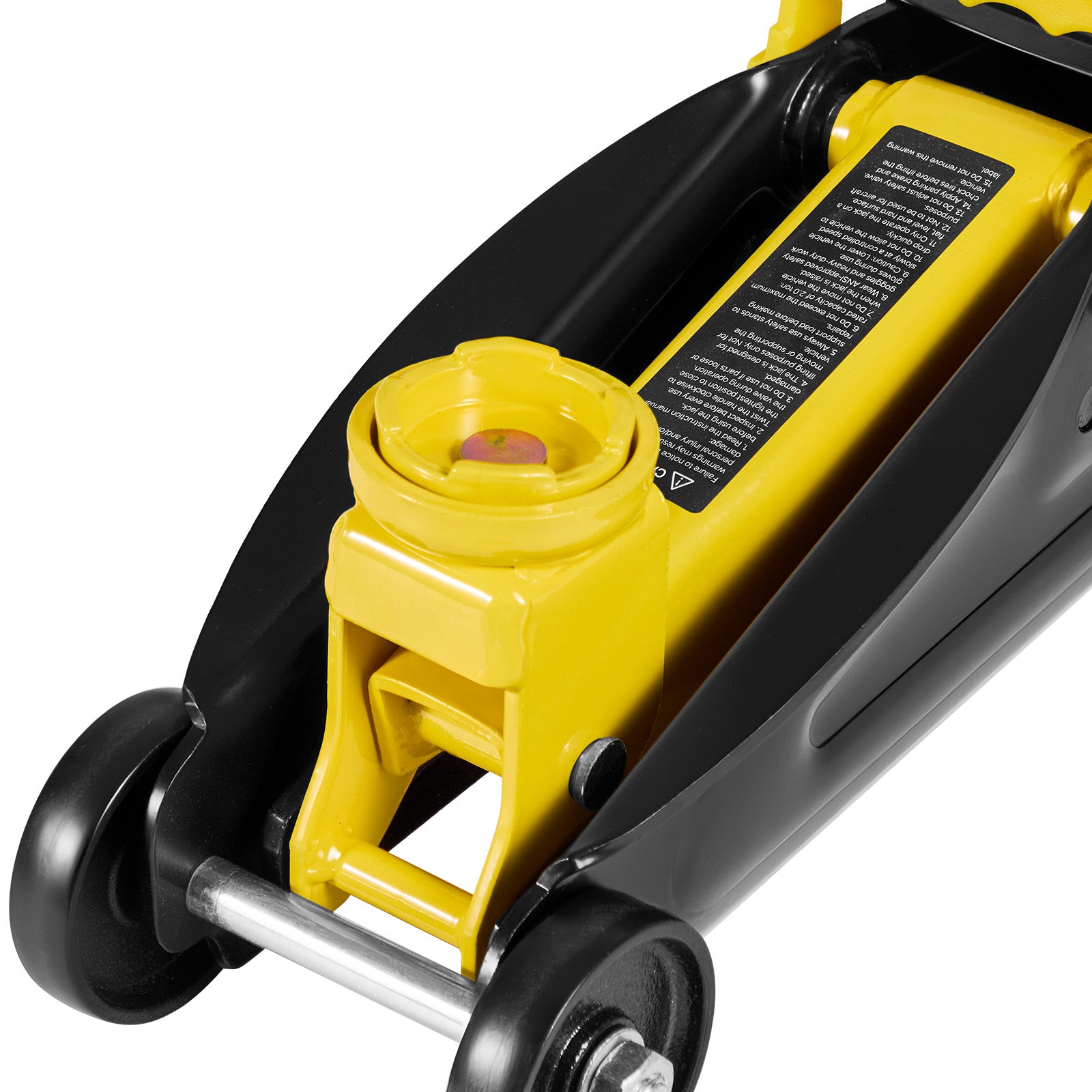 Low Profile Floor Jack, 2 Ton (4400 lbs) Capacity, Steel Racing Floor Jack with Stands, Single Piston Quick Lift Pump, Hydraulic Trolley Car Lift for Compact SUVs, Lifting Range 5.1-12.2 Inches