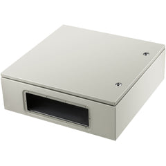 NEMA Steel Enclosure, 24 x 24 x 8'' NEMA 4X Steel Electrical Box, IP66 Waterproof & Dustproof, Outdoor/Indoor Electrical Junction Box, with Mounting Plate