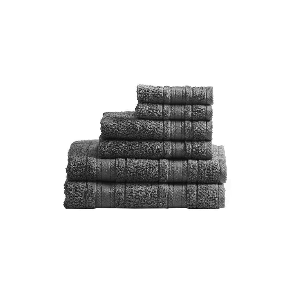 Super Soft Cotton Quick Dry Bath Towel 6 Piece Set