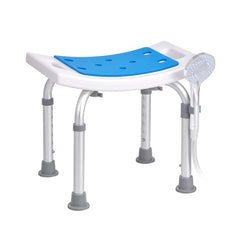 Shower Chair, Adjustable Height Shower Stool, Shower Seat for Inside Shower or Tub, Non-Slip Bench Bathtub Stool Seat for Elderly Disabled Handicap, 350 LBS Capacity