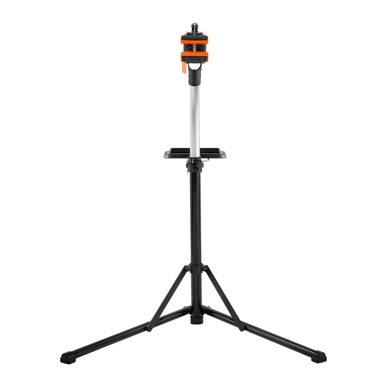 Bike Repair Stand, 66 lbs Heavy-duty Aluminum Bicycle Repair Stand, Adjustable Height Bike Maintenance Workstand with Magnetic Tool Tray Telescopic Arm, Foldable Bike Work Stand for Home, Shops