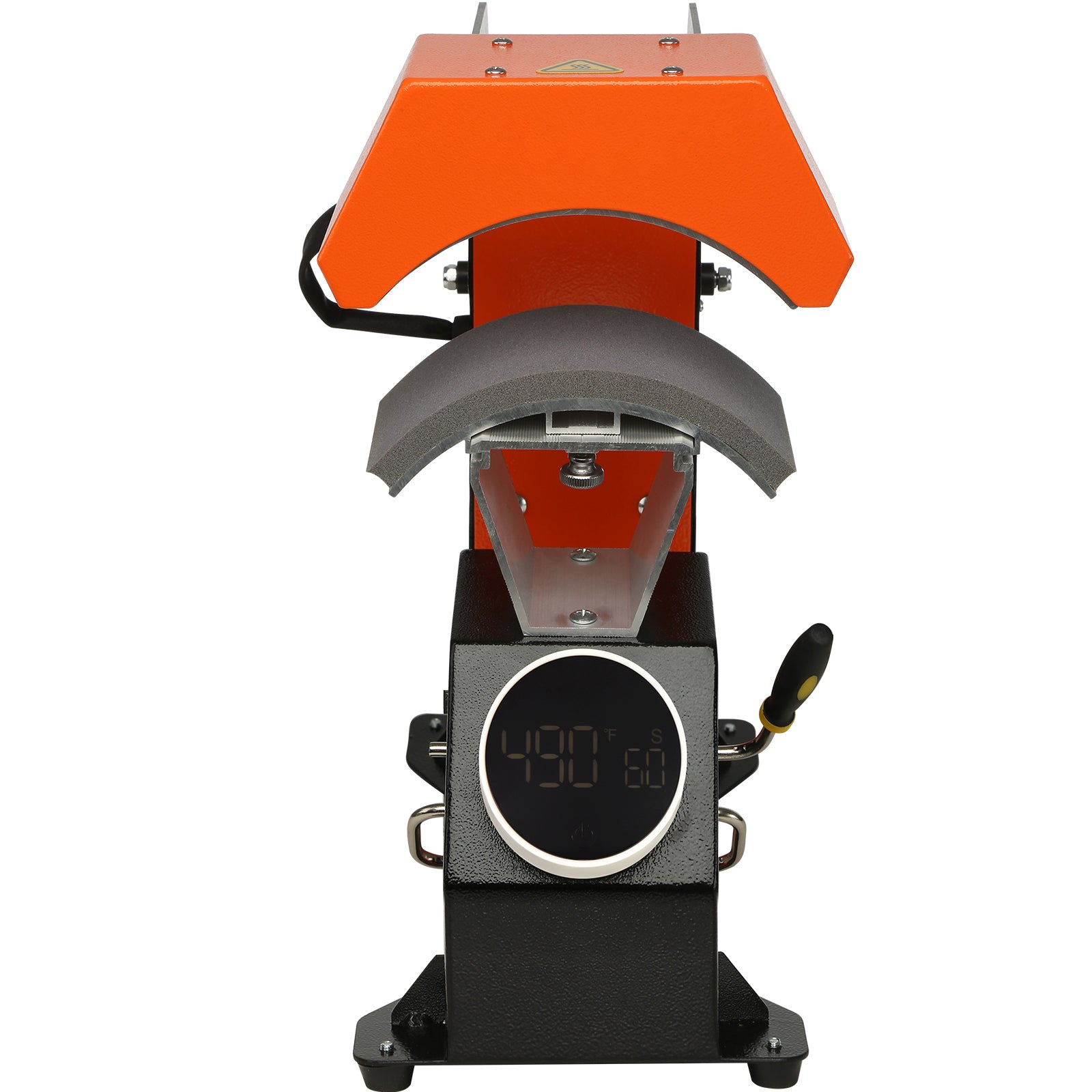 3-in-1 Auto Hat Heat Press with 3pcs Interchangeable Platens(6.6" x 2.7", 6.6" x 3.8", 6.1" x 3"), Automatic Release&Press Knob-Style Digital Control Panel, Heat Transfer Printing for Caps