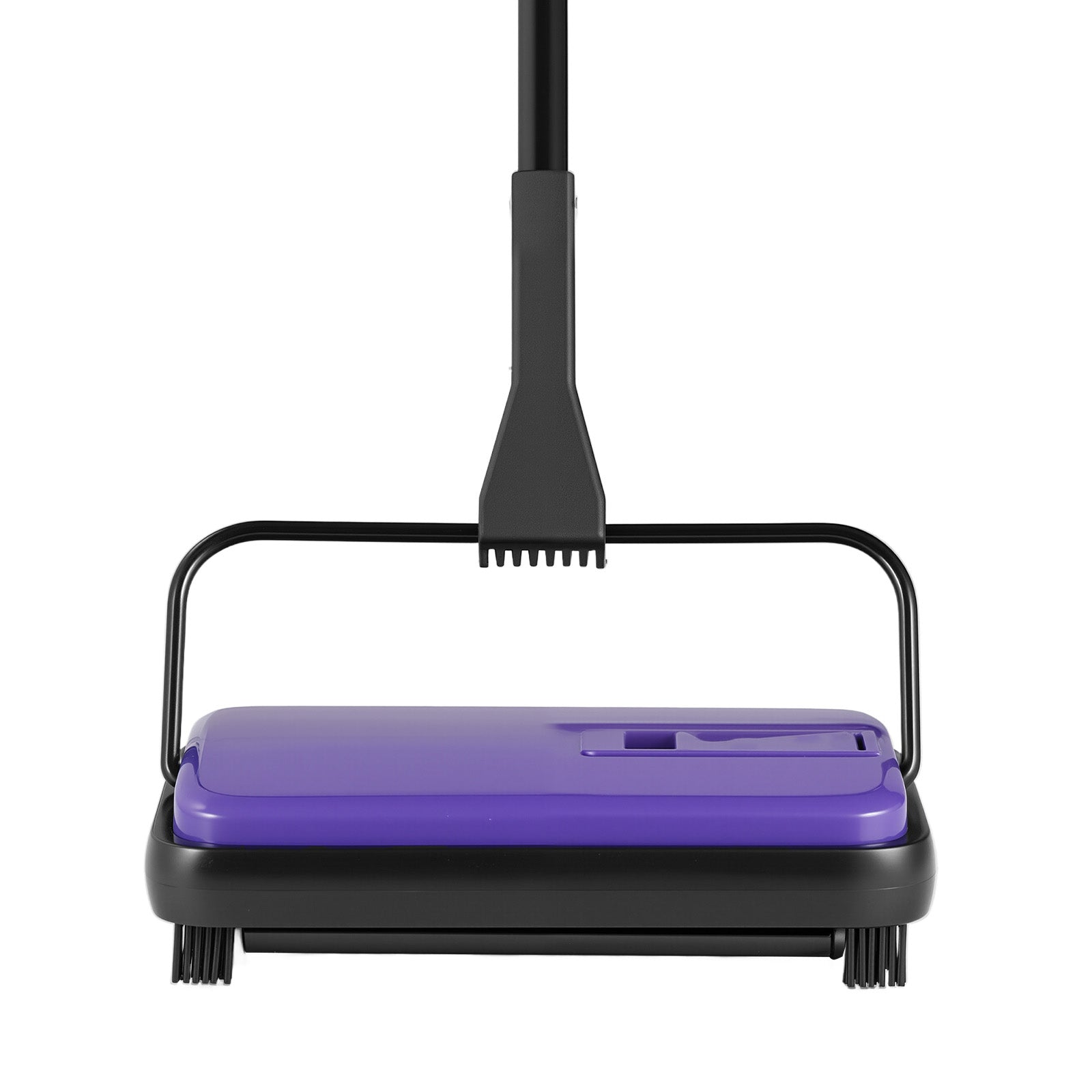 Carpet Sweeper Manual, Floor Sweeper with 300 ml Dustbin Capacity Easy to Empty, 6.7 inch Cleaning Width for Home Office Carpets Pet Hair Dust, Purple