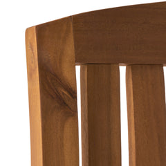 Acacia Wood Patio Outdoor Rocking Chair with cushions for Garden, Lawn, Backyard, Pool,