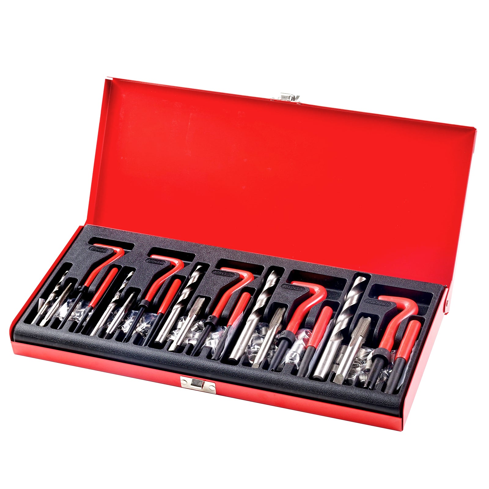 166 PCS Helicoil Thread Repair Kit Metric Rethread Tool M5 M6 M8 M10 M12