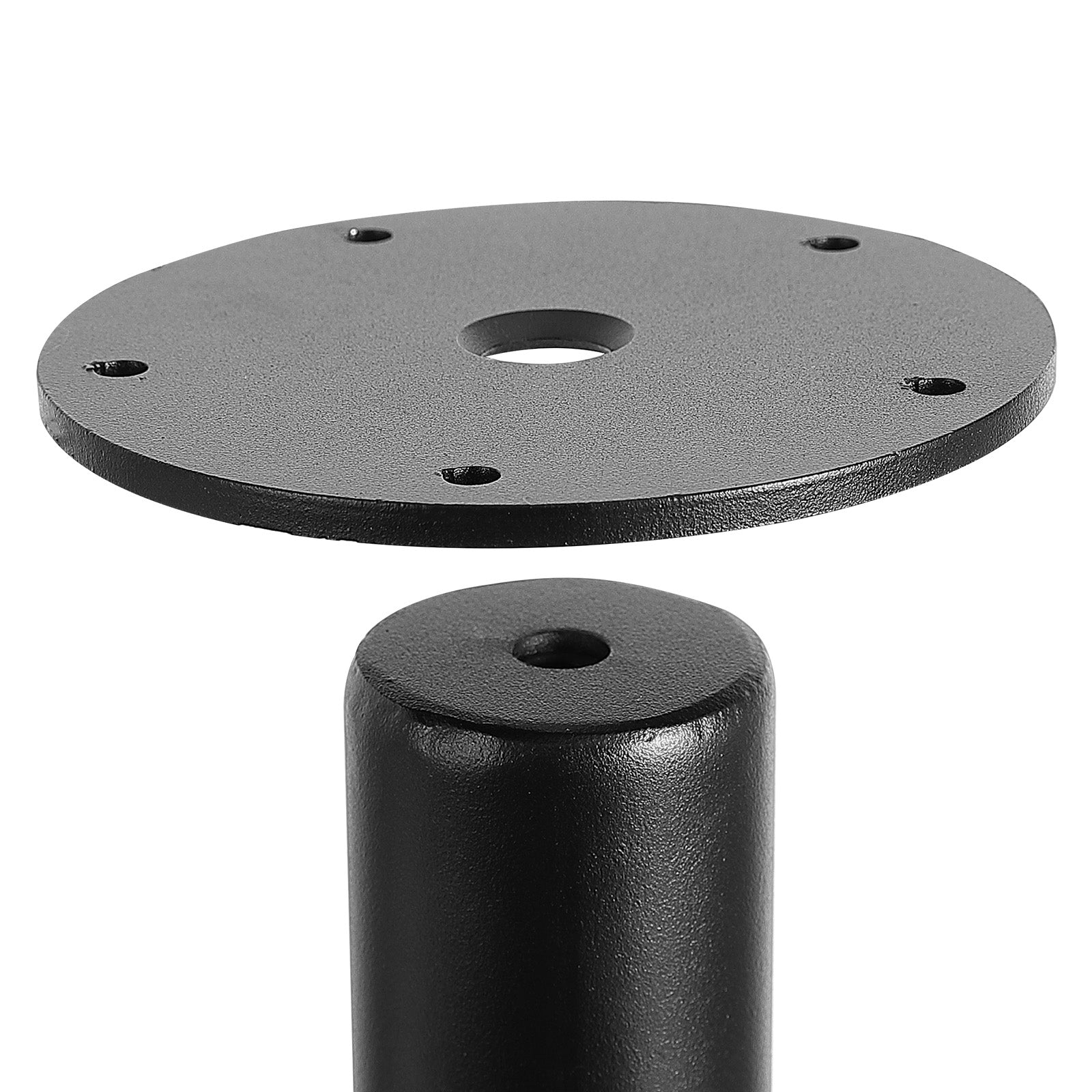 28 Inch Adjustable Desk Legs, Reinforced Steel Office Table Furniture legs Set of 4 for DIY, 1200 lbs Load Capacity Heavy Duty Desk Legs, Quick Instalation Legs with Adjustable Foot Cup Black