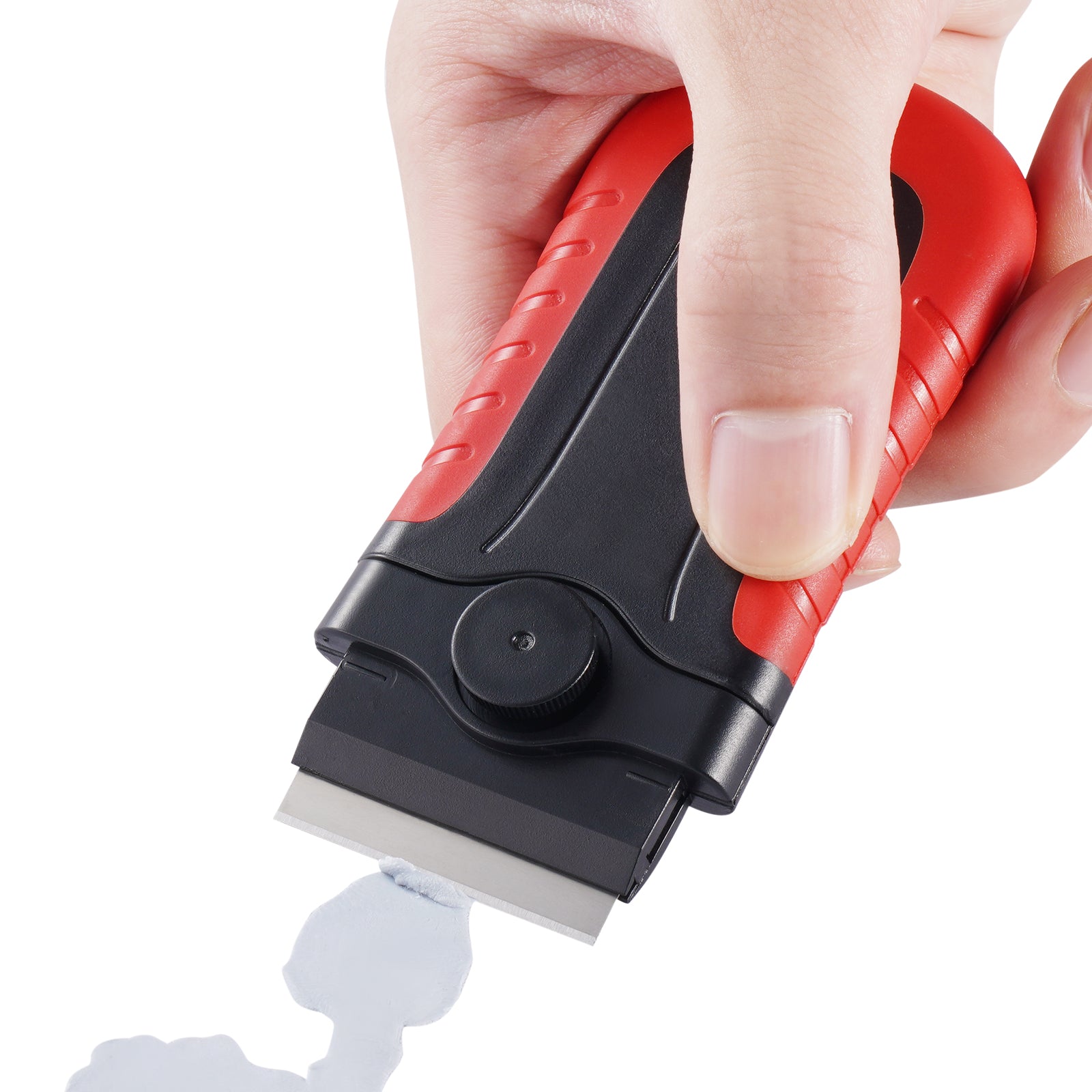 Razor Blade Scraper Locking Scraper Tool 15 Extra Blades with Security Cap