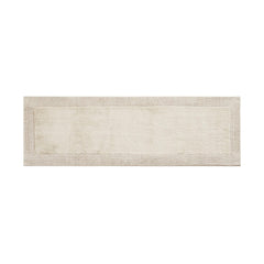 100% Cotton Tufted 3000 GSM Reversible Bath Rug Natural 24x72"