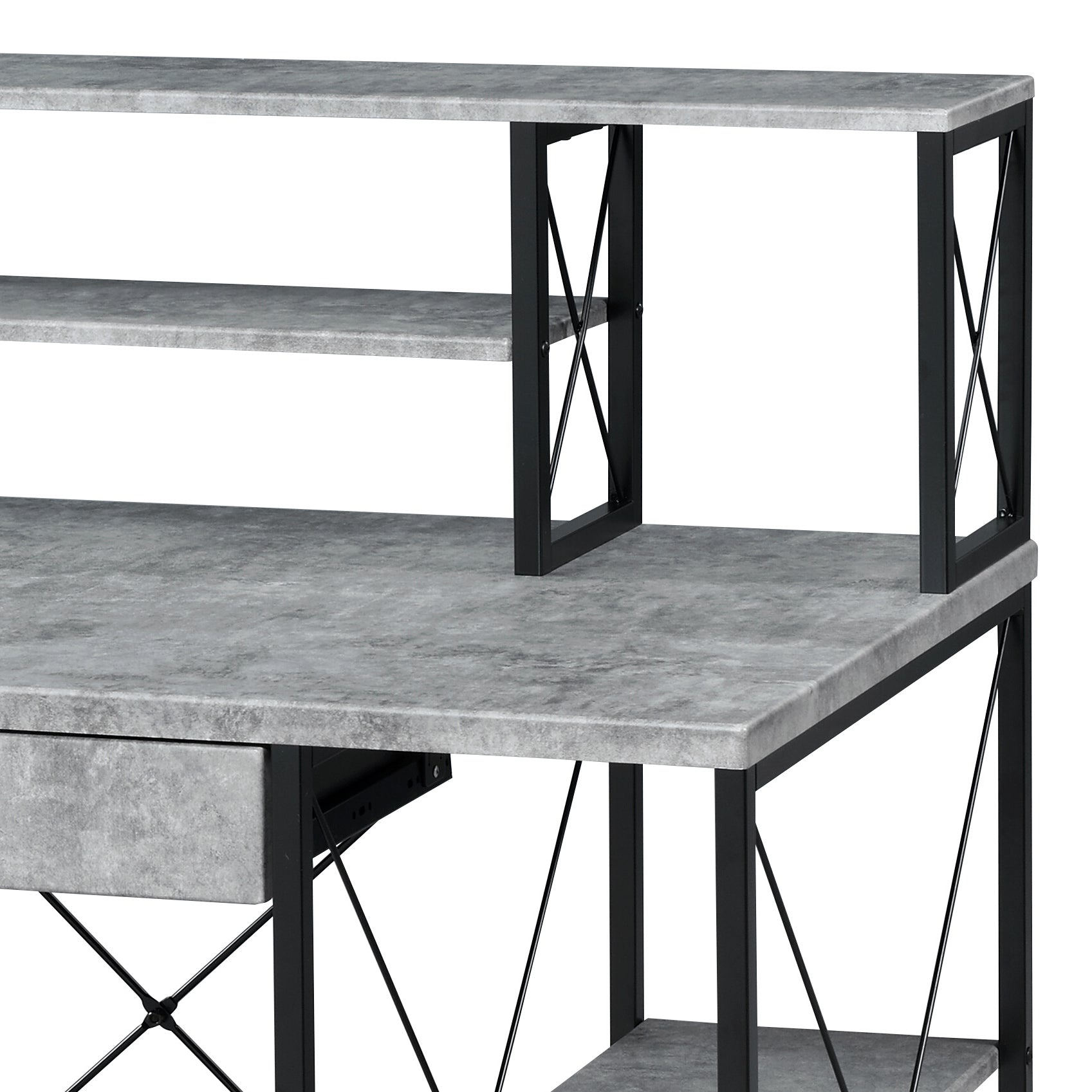Amiel All Purpose Gray Finish Writing Desk