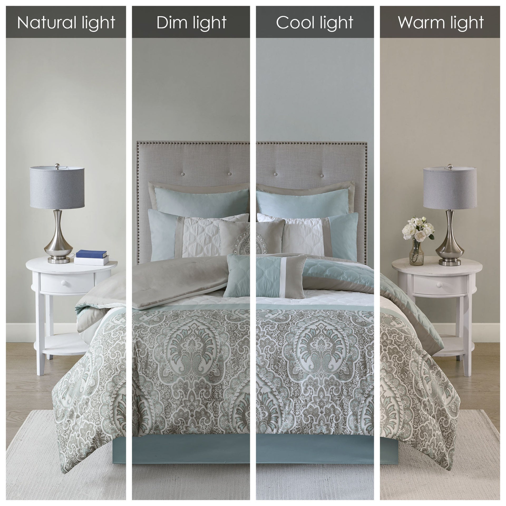 King 8 Piece Comforter Set