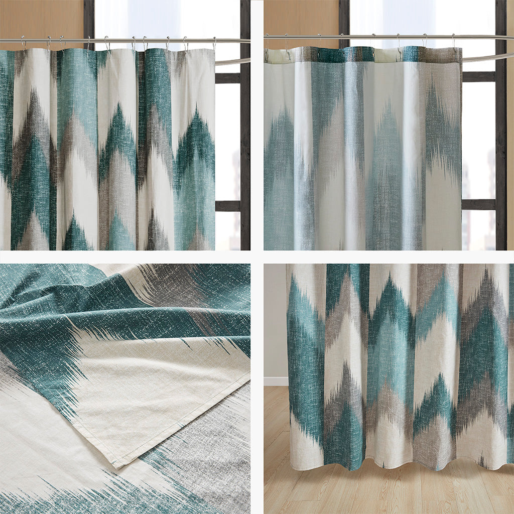 Cotton Printed Shower Curtain
