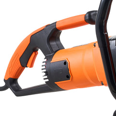 Electric Concrete Saw, 9 in, 1800 W 15 A Motor Circular Saw Cutter with 3.5 in Cutting Depth, Wet/Dry Disk Saw Cutter Includes Water Line, Pump and Blade, for Stone, Brick
