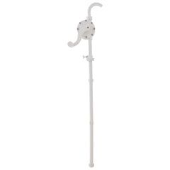 Drum Pump, 6.5 GPM Flow, Rotary Barrel Pump Hand Crank, Fits 5 to 55 Gallon Drums with 3-Section Suction Tube Assembly and Hose, Designed for Fast Transfer of Water, Alcohol, Corrosive Liquids