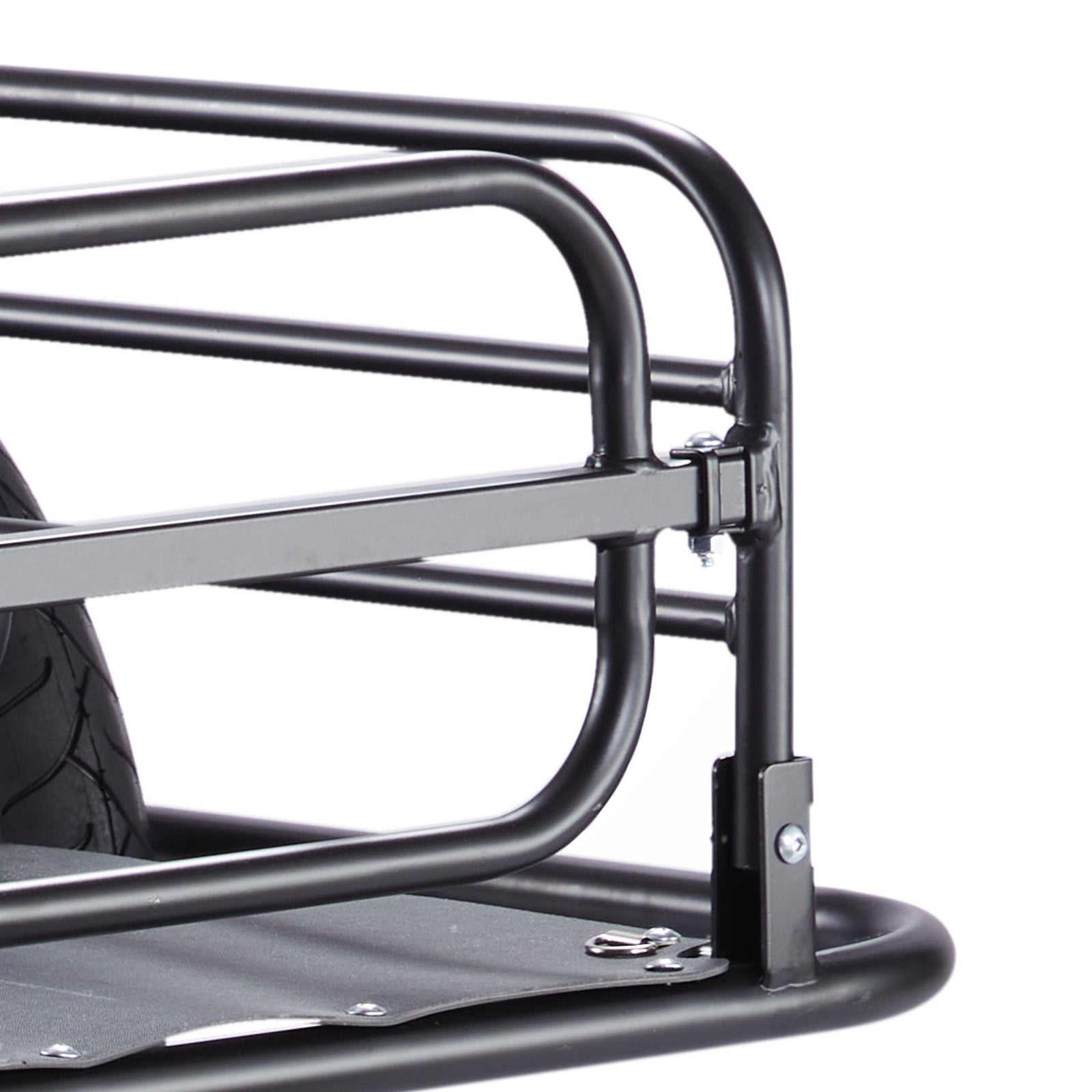 Bike Cargo Trailer, 275 lbs Load Capacity, Heavy-Duty Bicycle Wagon Cart, Foldable Compact Storage & Quick Release with Universal Hitch, 20" Wheels, Fits Most Bike Wheels, Carbon Steel Frame