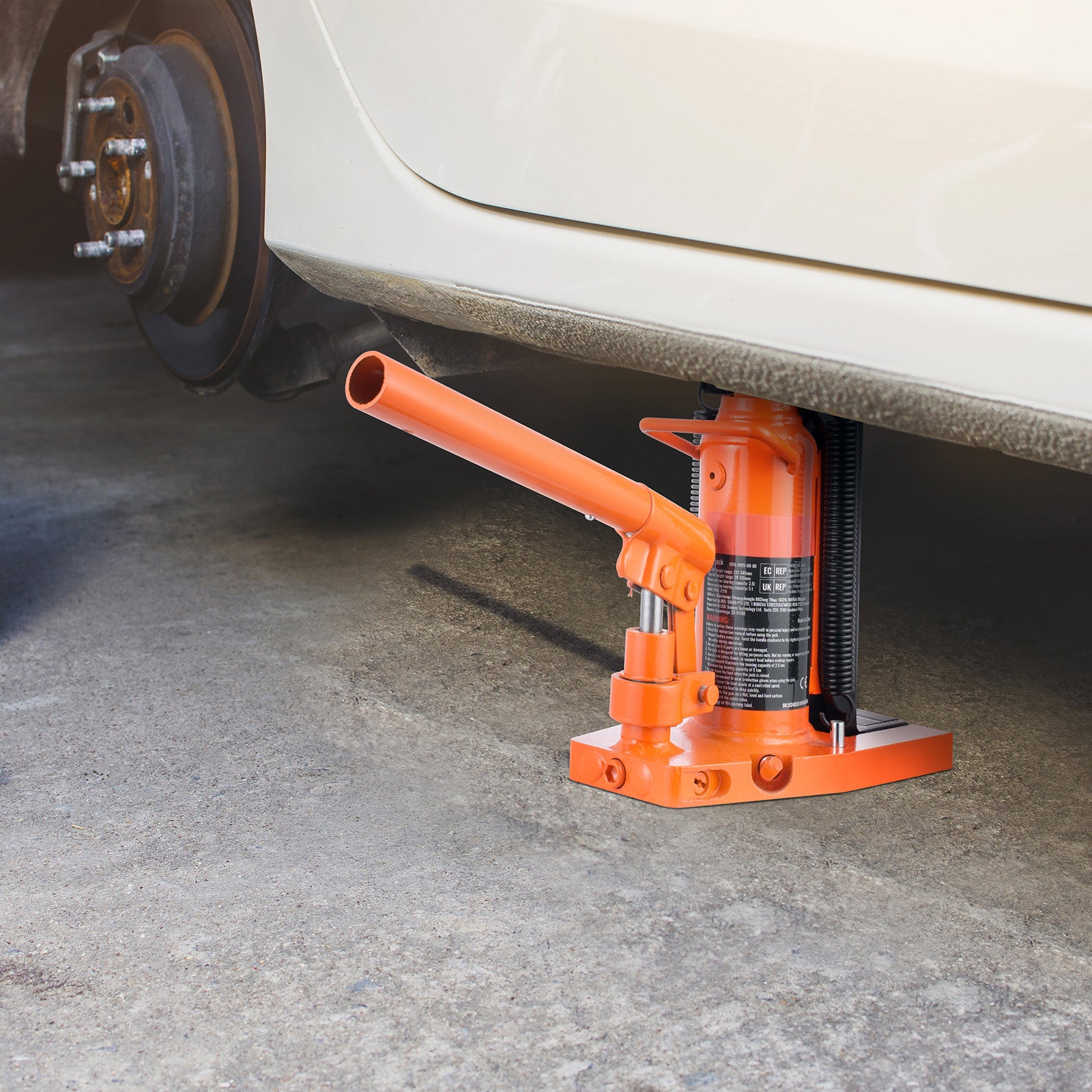 Hydraulic Toe Jack, 2.5 Ton On Toe Toe Jack Lift, 5 Ton On Top Lift Capacity Machine Jack, 0.8-5.3 in Toe Height, 8.9-13.4 in Top Height, Air Hydraulic Claw Jack for Machinery, Industry