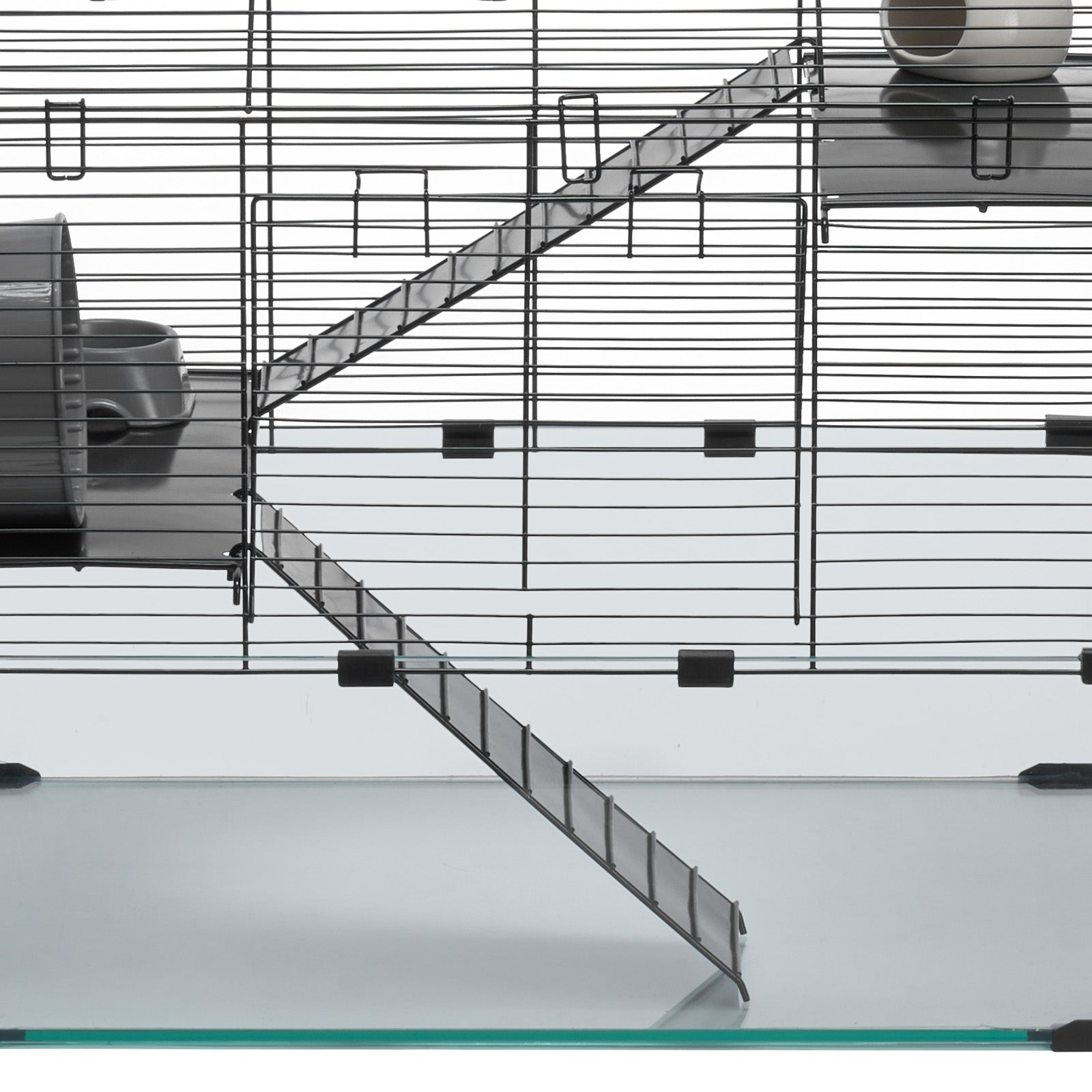 Wire Hamster Cage Habitat 22.8in Pet Rodent Gerbil Mice Small Animal House