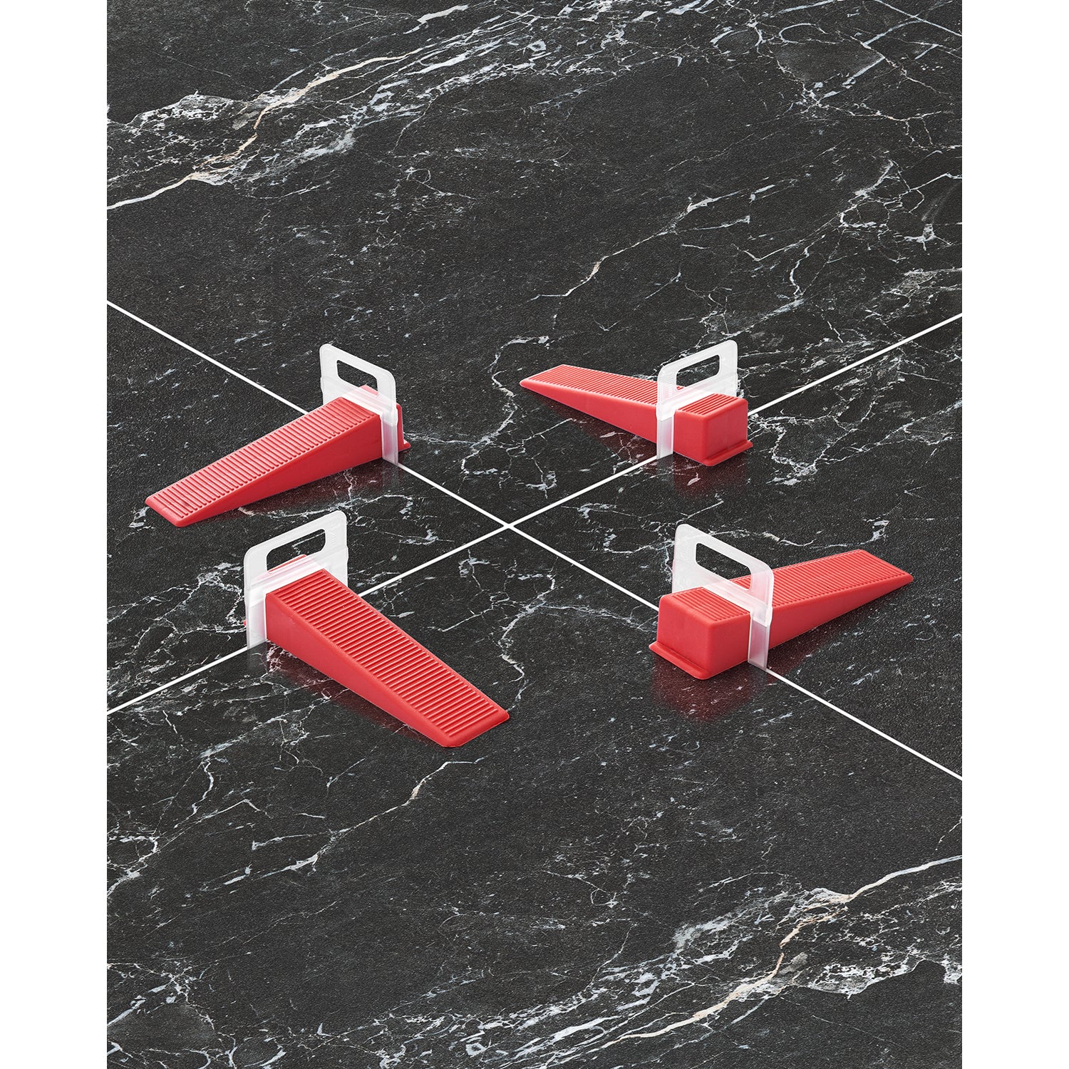 Tile Leveling System Clips, 2000-Piece 1/16" Tile Spacers Clips Tile Tools, 1.5mm Floor Wall Spacer Tiling Tool Set, Tile Installation Tools for Professional Ceramic Tile and Stone Installation
