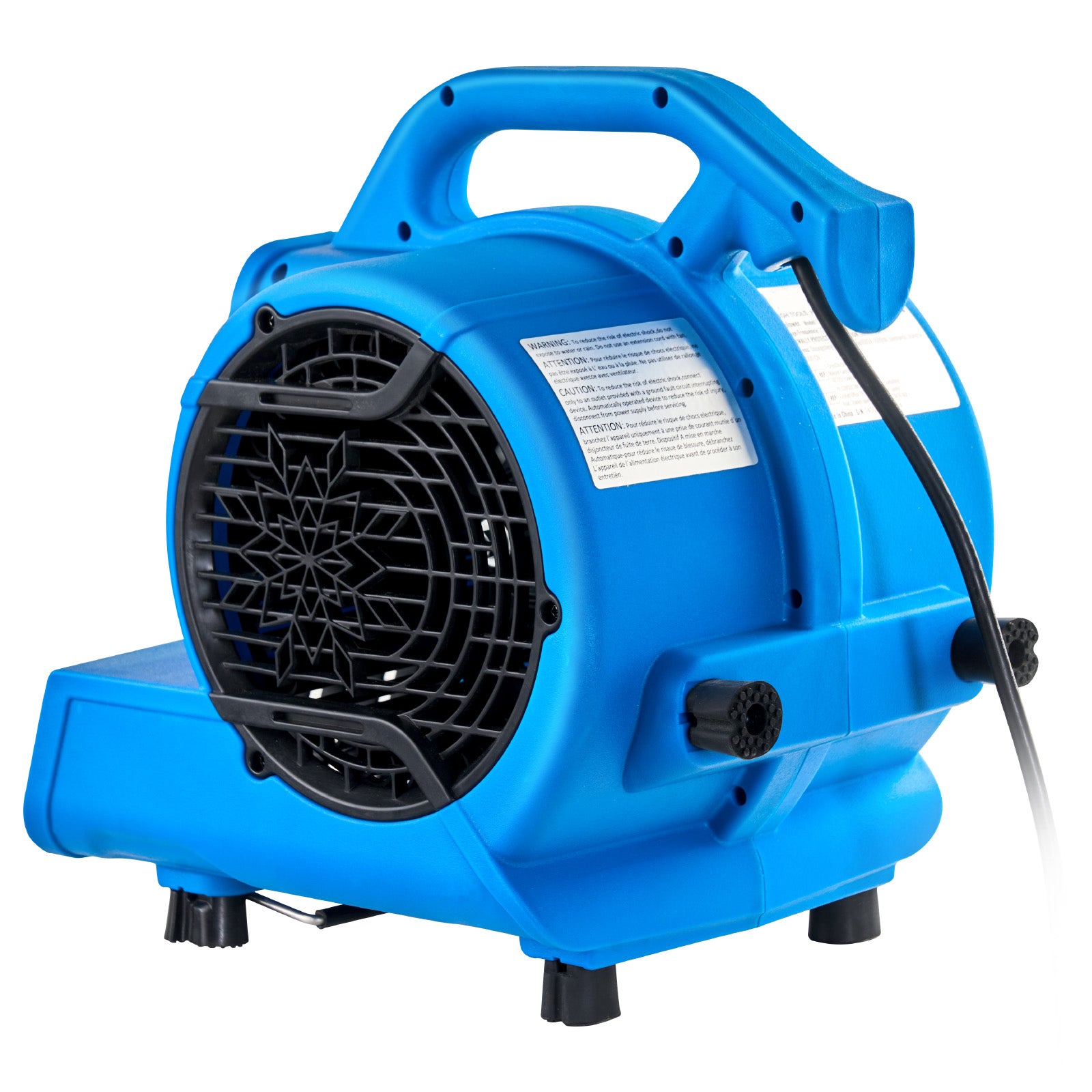 Floor Blower 1360 RPM 600 CFM Air Mover with 4 Blowing Angles 3-Speeds