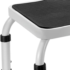 Step Stool 1-Step 330lbs Capacity, 3 Adjustable Height with Handle Steel Step Ladder, Portable Toddler Step Stools for Adults, Non-Slip Sturdy Step Ladders for Office, RVs, Pets