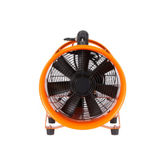 Portable Ventilator, 12 inch Heavy Duty Cylinder Fan with 16.4ft Duct Hose, 585W Strong Shop Exhaust Blower 3198CFM, Industrial Utility Blower for Sucking Dust, Smoke, Smoke Home/Workplace