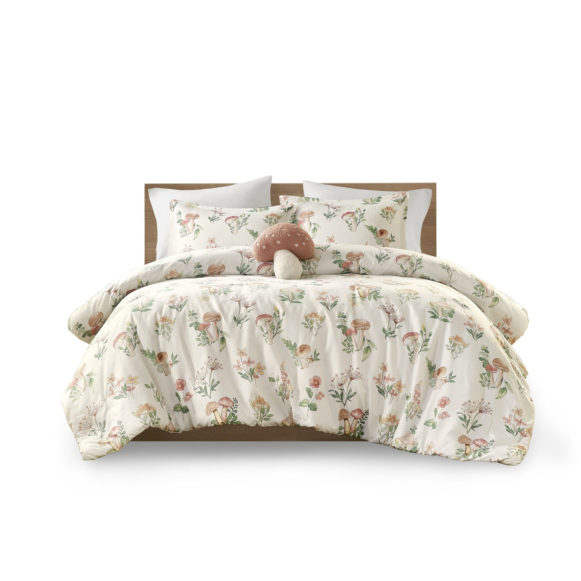 Mushroom Garden Comforter Set Twin/Twin XL