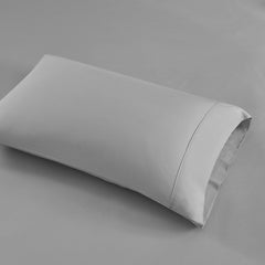 4-Piece Queen HeiQ Smart Temperature Cotton Blend Sheet Set, Grey