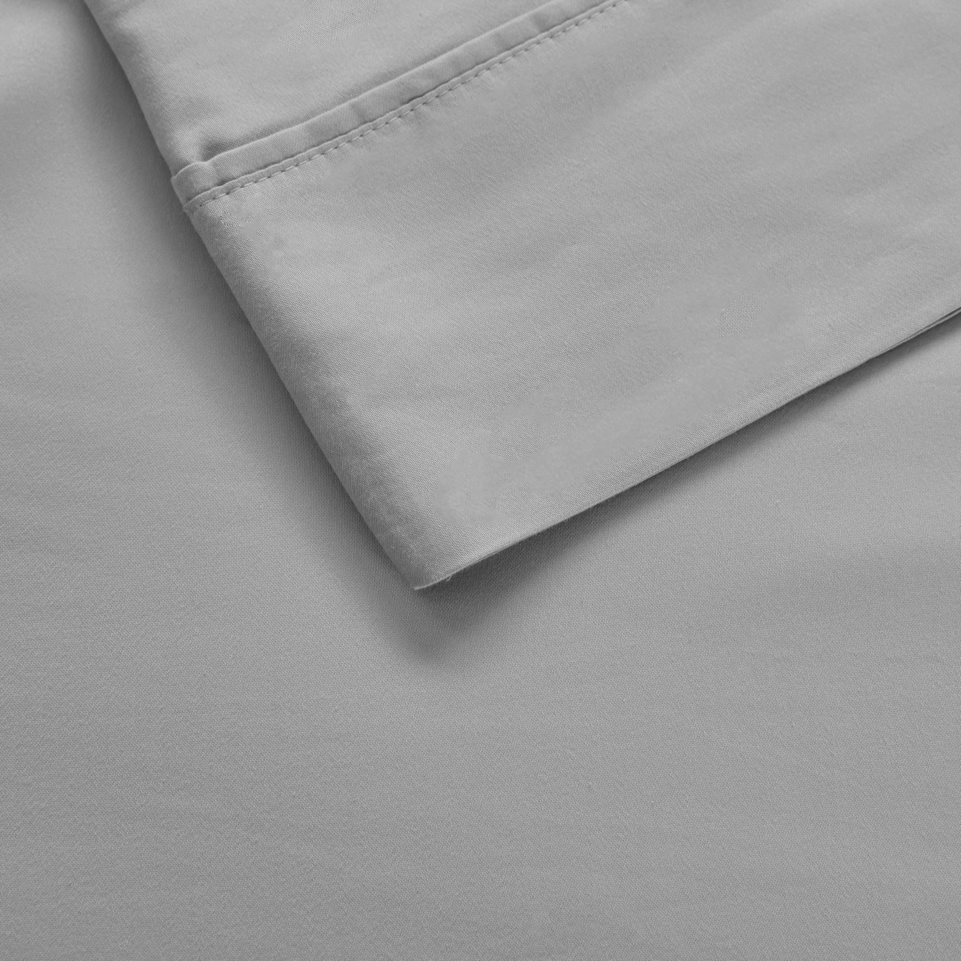 4-Piece Queen HeiQ Smart Temperature Cotton Blend Sheet Set, Grey