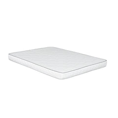 6 in. Reversible Twin Size Foam Mattress in a Box, High-density Foam Double Sided Quilted Mattress, White
