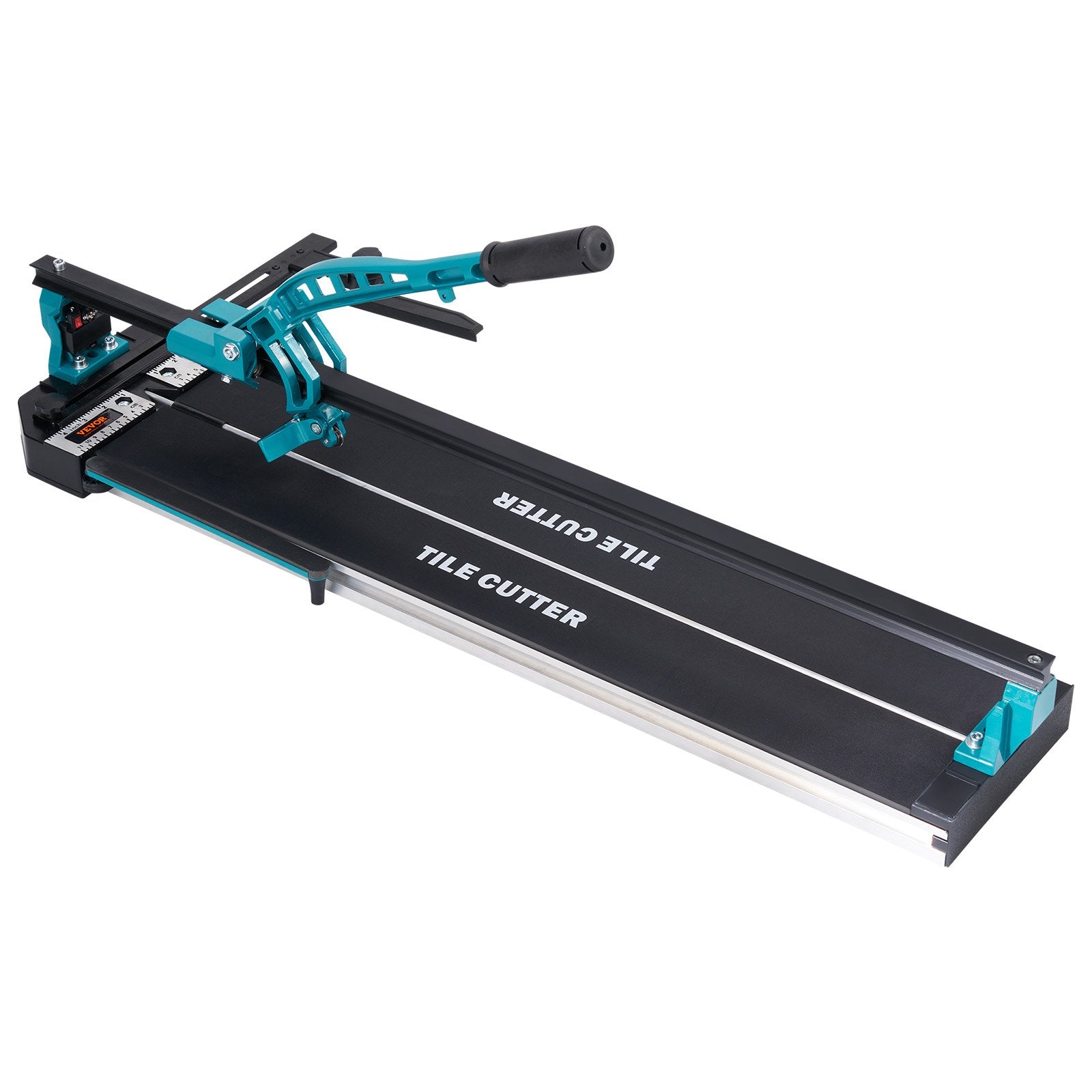 Manual Tile Cutter, 48 inch, Porcelain Ceramic Tile Cutter with Tungsten Carbide Cutting Wheel, Infrared Positioning, Anti-Skid Feet, Durable Rails for professional installers or beginners
