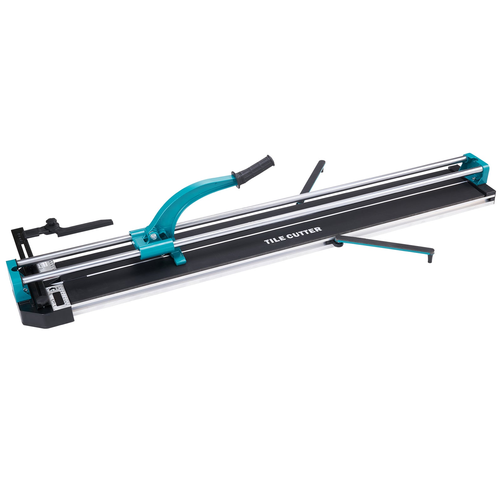 Manual Tile Cutter, 48 inch, Porcelain Ceramic Tile Cutter with Tungsten Carbide Cutting Wheel, Infrared Positioning, Anti-Skid Feet, Double Rails for professional installers or beginners