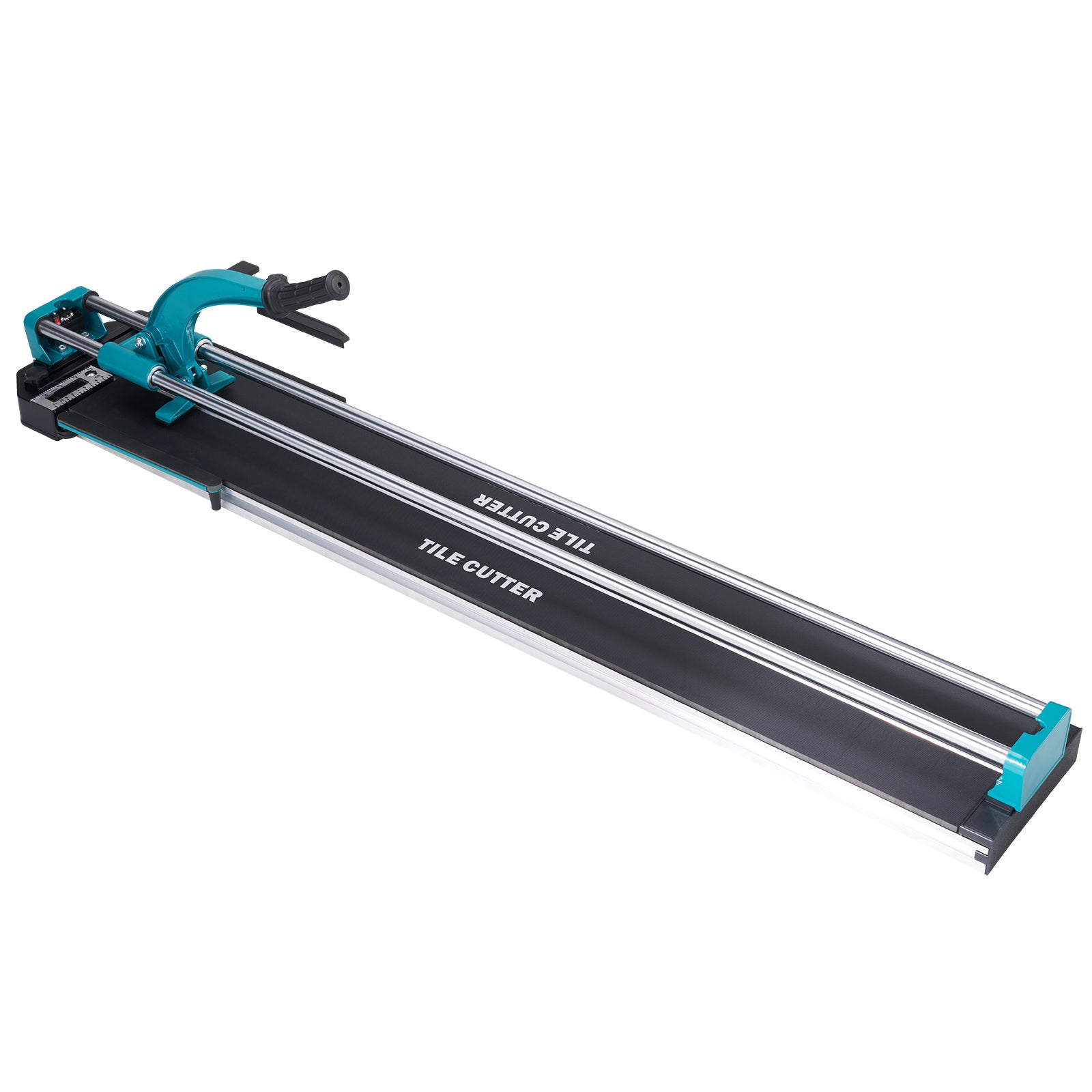 Manual Tile Cutter, 48 inch, Porcelain Ceramic Tile Cutter with Tungsten Carbide Cutting Wheel, Infrared Positioning, Anti-Skid Feet, Double Rails for professional installers or beginners