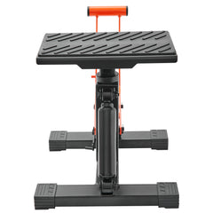 Dirt Bike Lift Stand, Motorcycle Jack Lift Stand 440 lbs Capacity and Hydraulic Lift Operation, Adjustable Height Hoist Table, for Dirt Pit Bike Repair, Maintenance, Dirt Bike Accessories