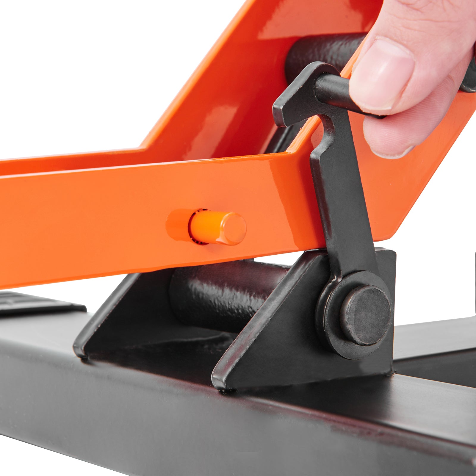 Dirt Bike Lift Stand, Motorcycle Jack Lift Stand 440 lbs Capacity and Hydraulic Lift Operation, Adjustable Height Hoist Table, for Dirt Pit Bike Repair, Maintenance, Dirt Bike Accessories