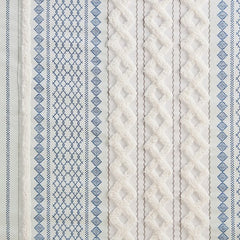 Cotton Printed Shower Curtain with Chenille