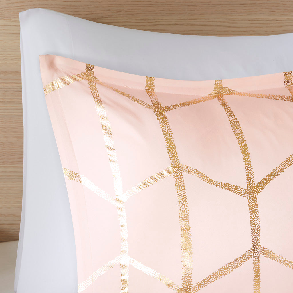 Twin/Twin XL Metallic Printed Comforter Set