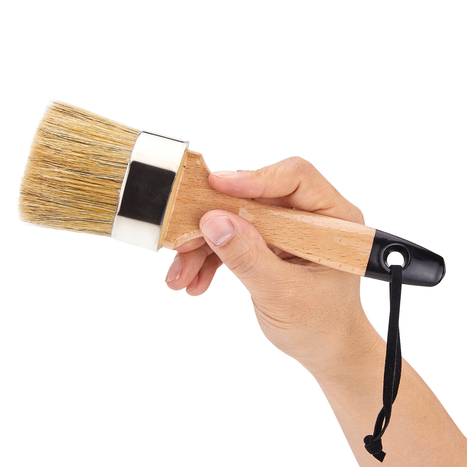 Chalk Wax Paint Brush 4 Piece Furniture Paint Brushes for Painting & Waxing