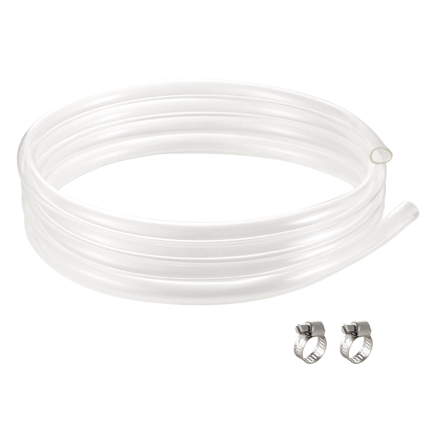 Clear Vinyl Tubing 1/2" ID x 5/8" OD 10FT Plastic PVC Tubing Flexible Hose