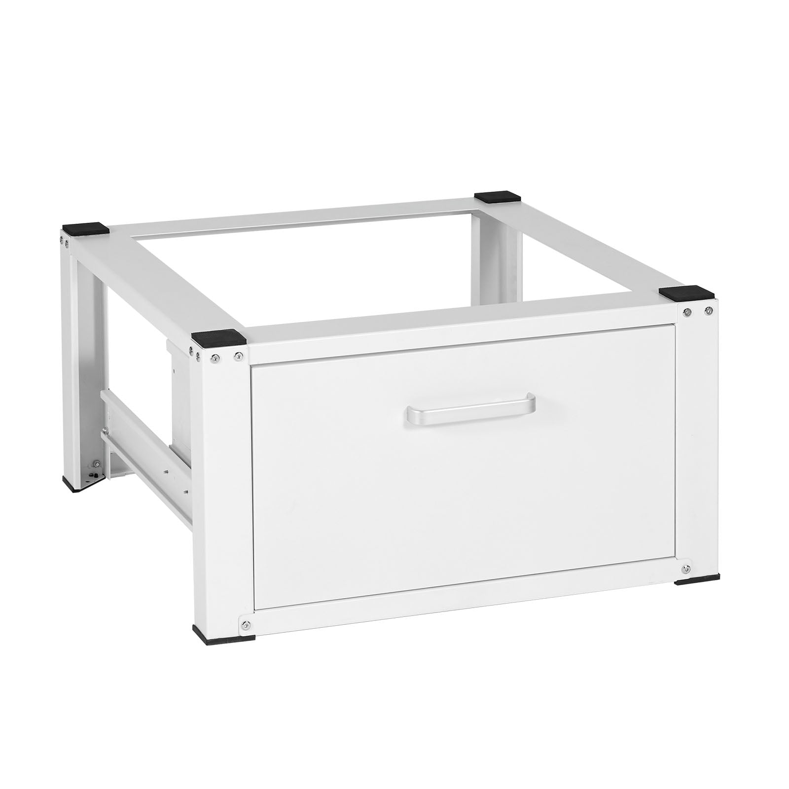 Laundry Pedestal 27" Wide 14.4" Height, Washer And Dryer Base Stand Platform Universal Fit 660lbs Capacity, Heavy Duty Multi-Functional Base for Washing Machine with Drawer & Rich Accessories