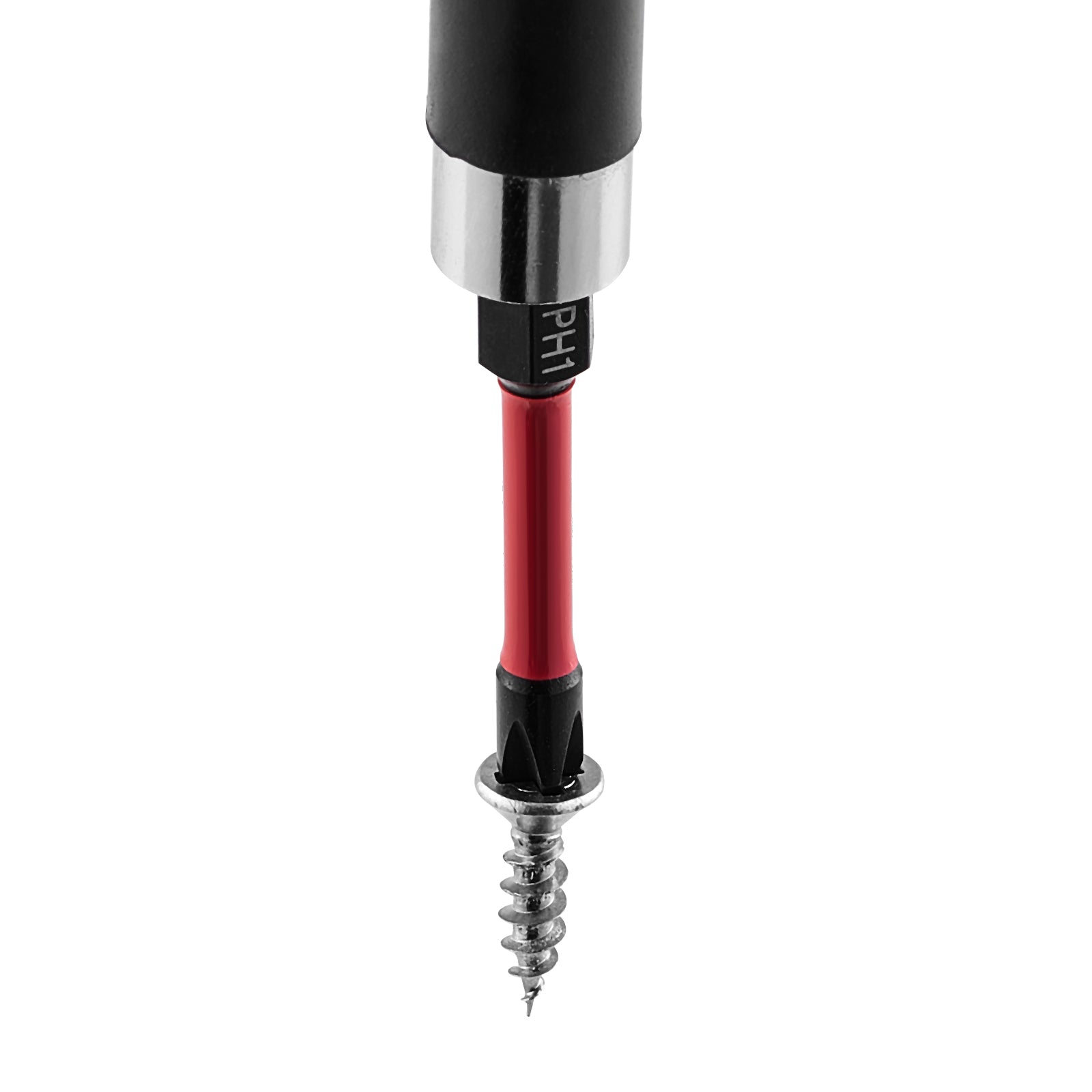 Screwdriver Bit Set 101-Piece Magnetic Bits Blackened Finish with Storage Case