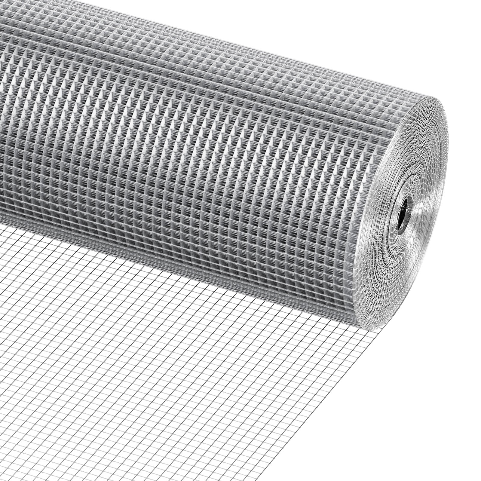 Hardware Cloth, 1/4 inch 48in x 50 ft 23 Gauge, Hot Dipped Galvanized Wire Mesh Roll, Chicken Wire Fencing, Wire Mesh for Rabbit Cages, Garden, Small Rodents