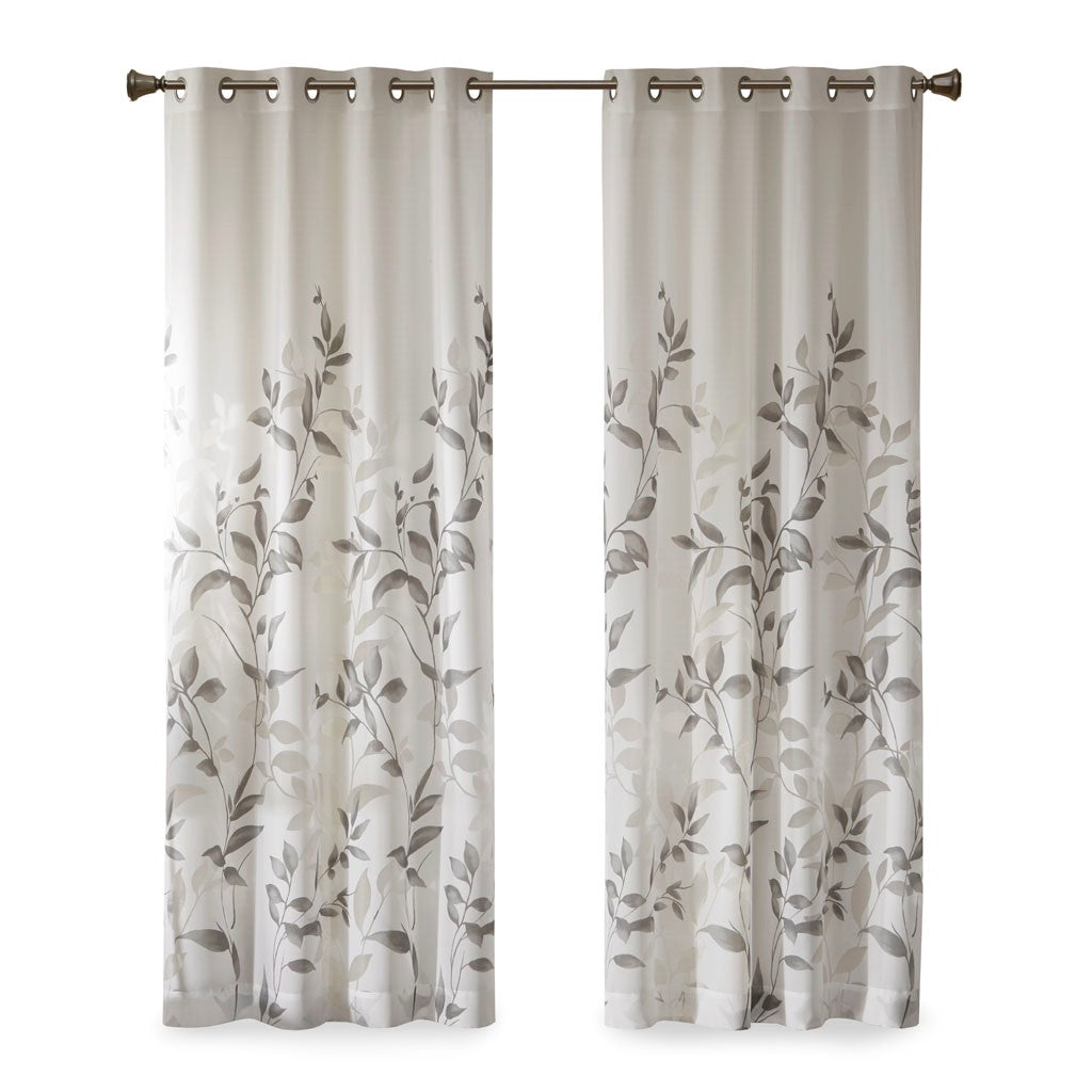Burnout Printed Curtain Panel(Only 1 Pc Panel)